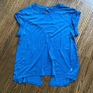 Exercise Tunic with open back design